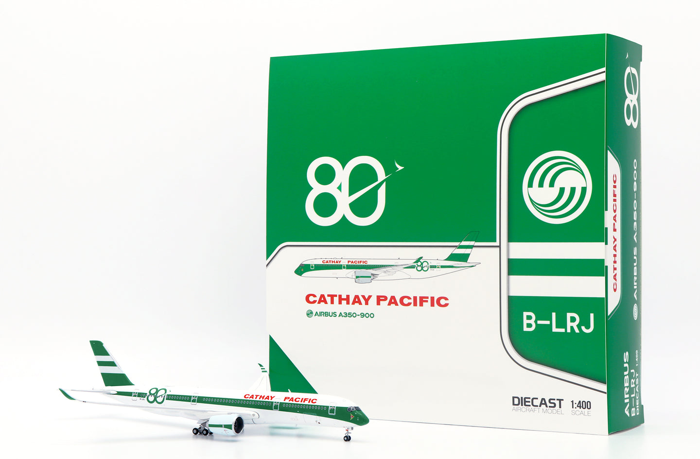 JC WINGS A350-900XWB CATHAY PACIFIC "80TH ANNIVERSARY" REG: B-LRJ