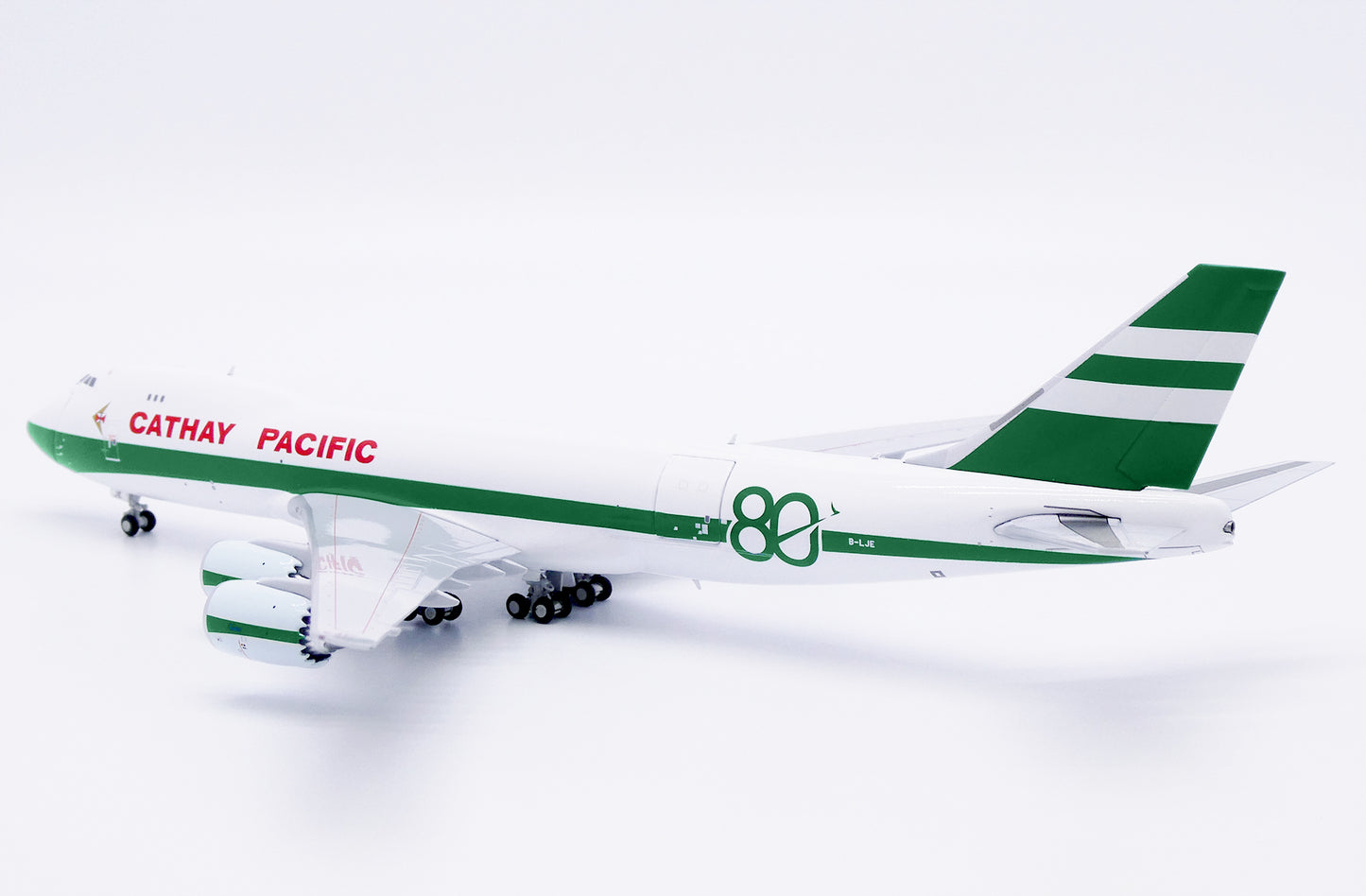 JC WINGS B747-8F CATHAY PACIFIC "80TH ANNIVERSARY" (INTERACTIVE SERIES) REG: B-LJE