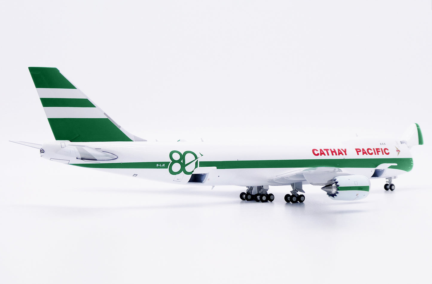 JC WINGS B747-8F CATHAY PACIFIC "80TH ANNIVERSARY" (INTERACTIVE SERIES) REG: B-LJE