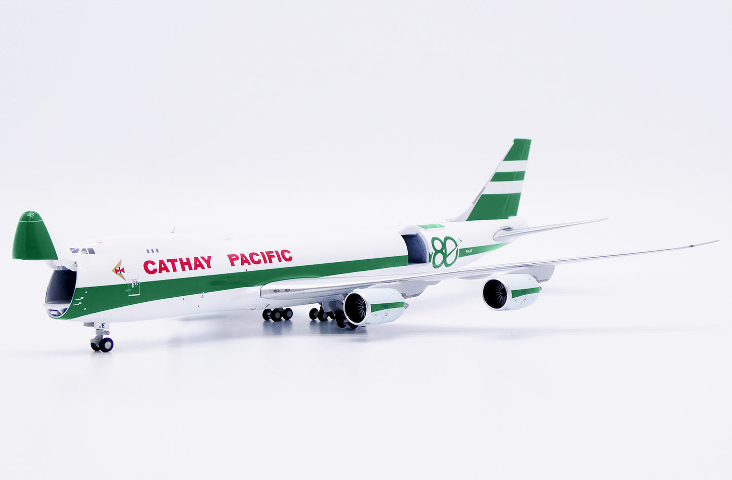 JC WINGS B747-8F CATHAY PACIFIC "80TH ANNIVERSARY" (INTERACTIVE SERIES) REG: B-LJE