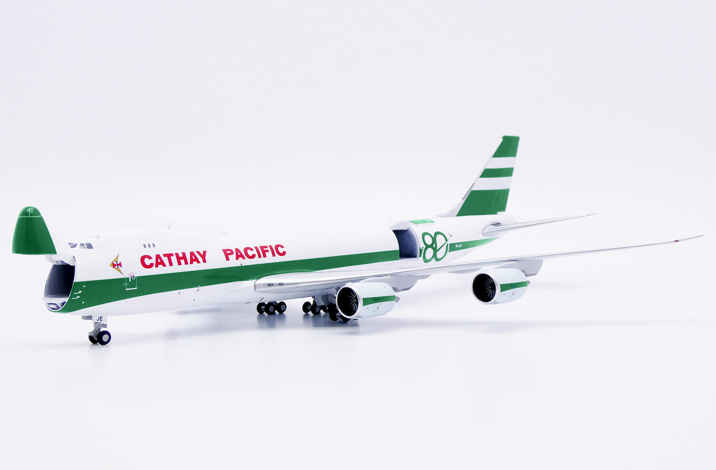 JC WINGS B747-8F CATHAY PACIFIC "80TH ANNIVERSARY" (INTERACTIVE SERIES) REG: B-LJE