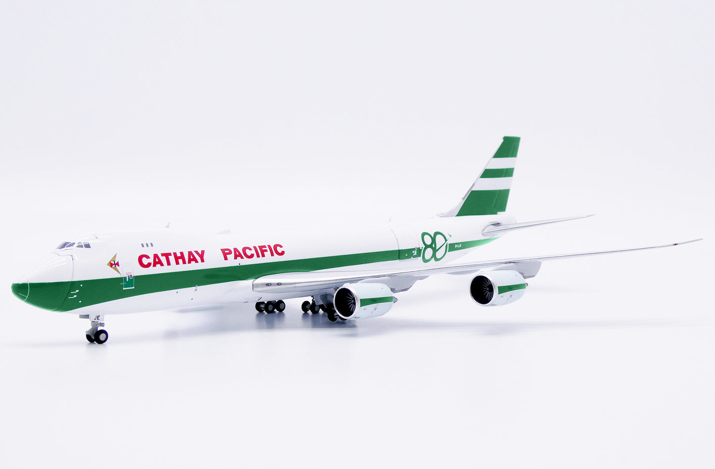 JC WINGS B747-8F CATHAY PACIFIC "80TH ANNIVERSARY" (INTERACTIVE SERIES) REG: B-LJE