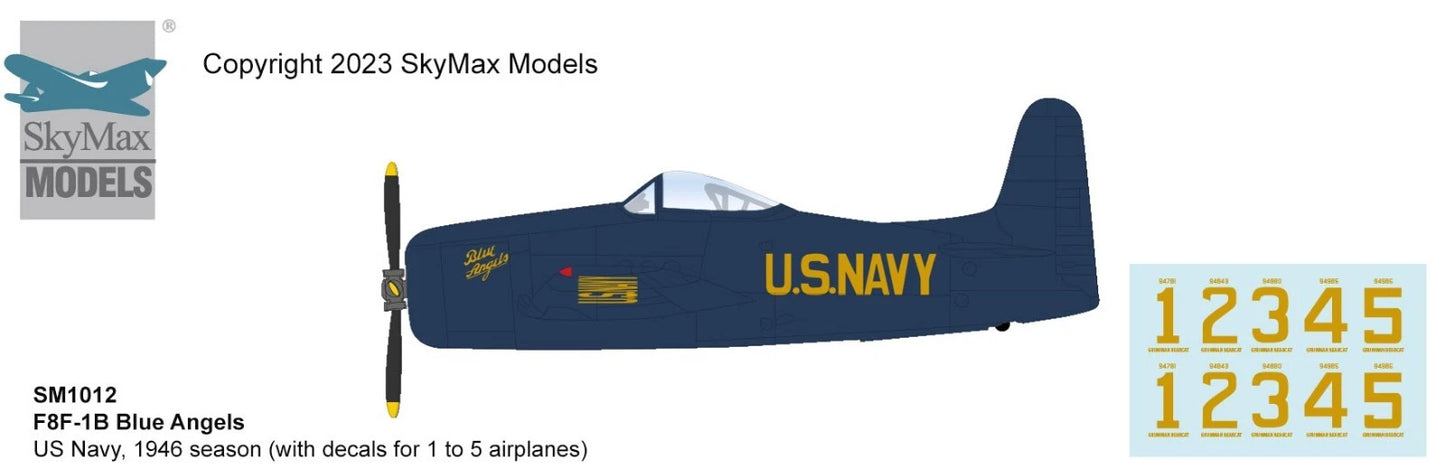 SKYMAX F8F-1B "BLUE ANGELS" US NAVY 1946 SEASON
