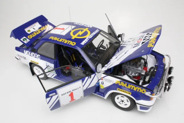 SUNSTAR OPEL ASCONA 400 SAFARI RALLY 1981 WHITE/BLUE