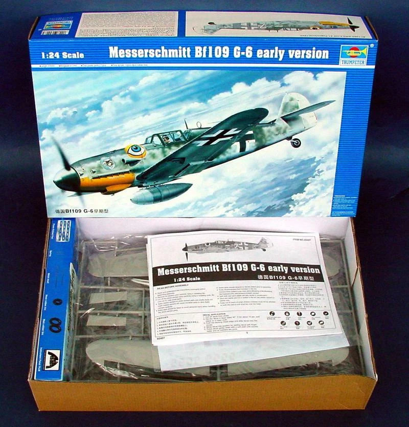 TRUMPETER MESSERSCHMITT BF109 G-6 EARLY VERSION (PLASTIC KIT)