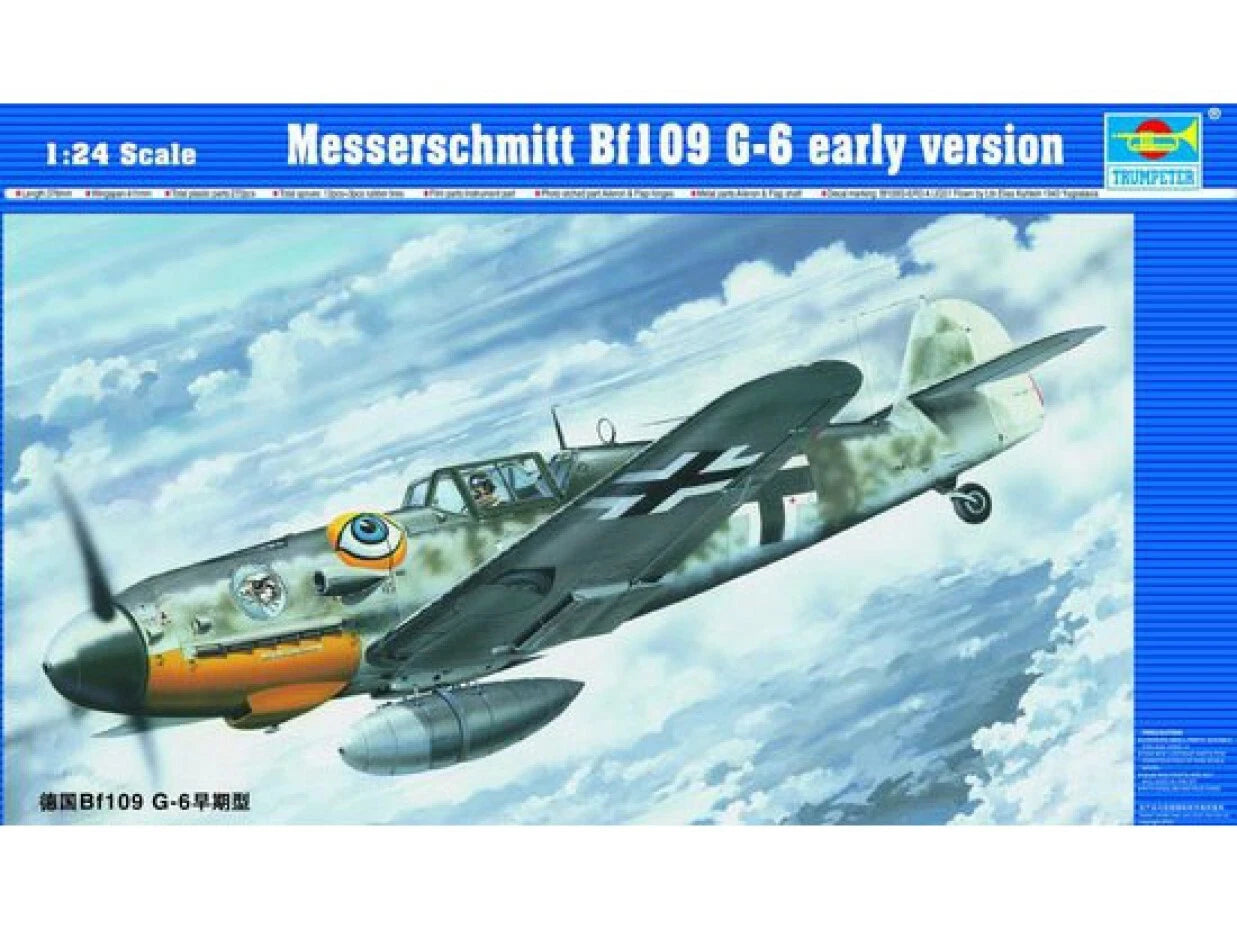 TRUMPETER MESSERSCHMITT BF109 G-6 EARLY VERSION (PLASTIC KIT)