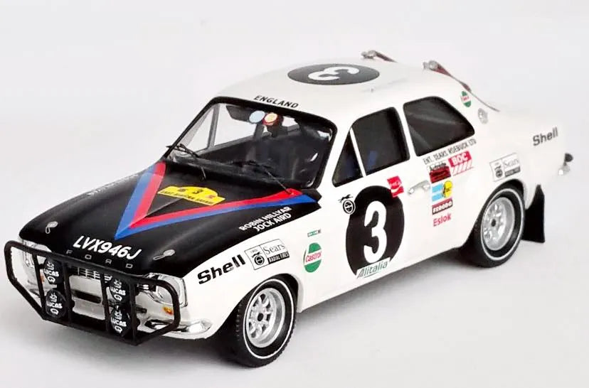 TROFEU ESCORT MKI 1850TC 18 WINNER LONDON MEXICO RALLY 1970 H.MIKKOLA, G.PALM