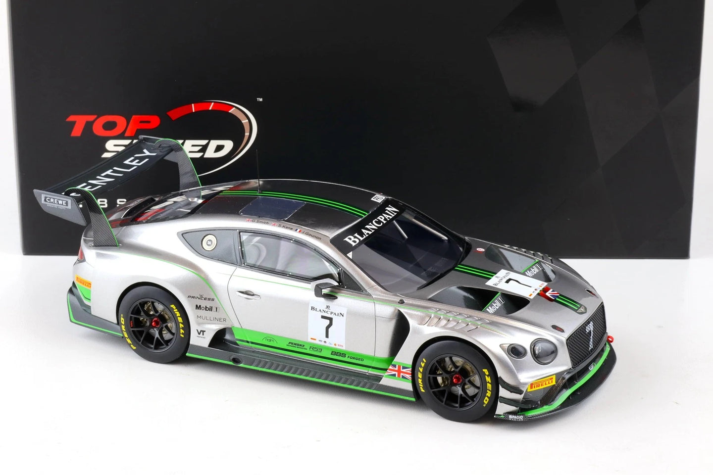 TOPSPEED BENTLEY CONTINENTAL GT3 #7 2018 BLANCPAIN GT SERIES MONZA
