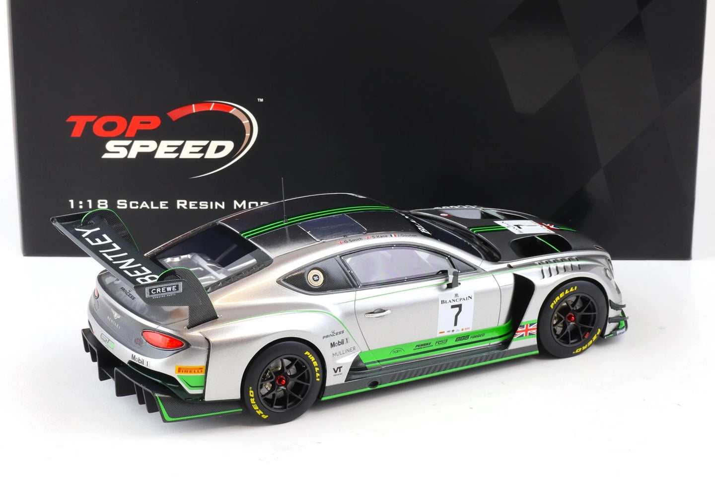 TOPSPEED BENTLEY CONTINENTAL GT3 #7 2018 BLANCPAIN GT SERIES MONZA