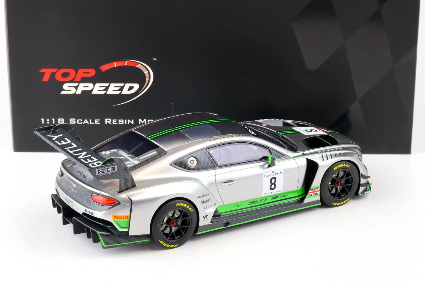 TOPSPEED BENTLEY CONTINENTAL GT3 #8 2018 BLANCPAIN GT SERIES MONZA