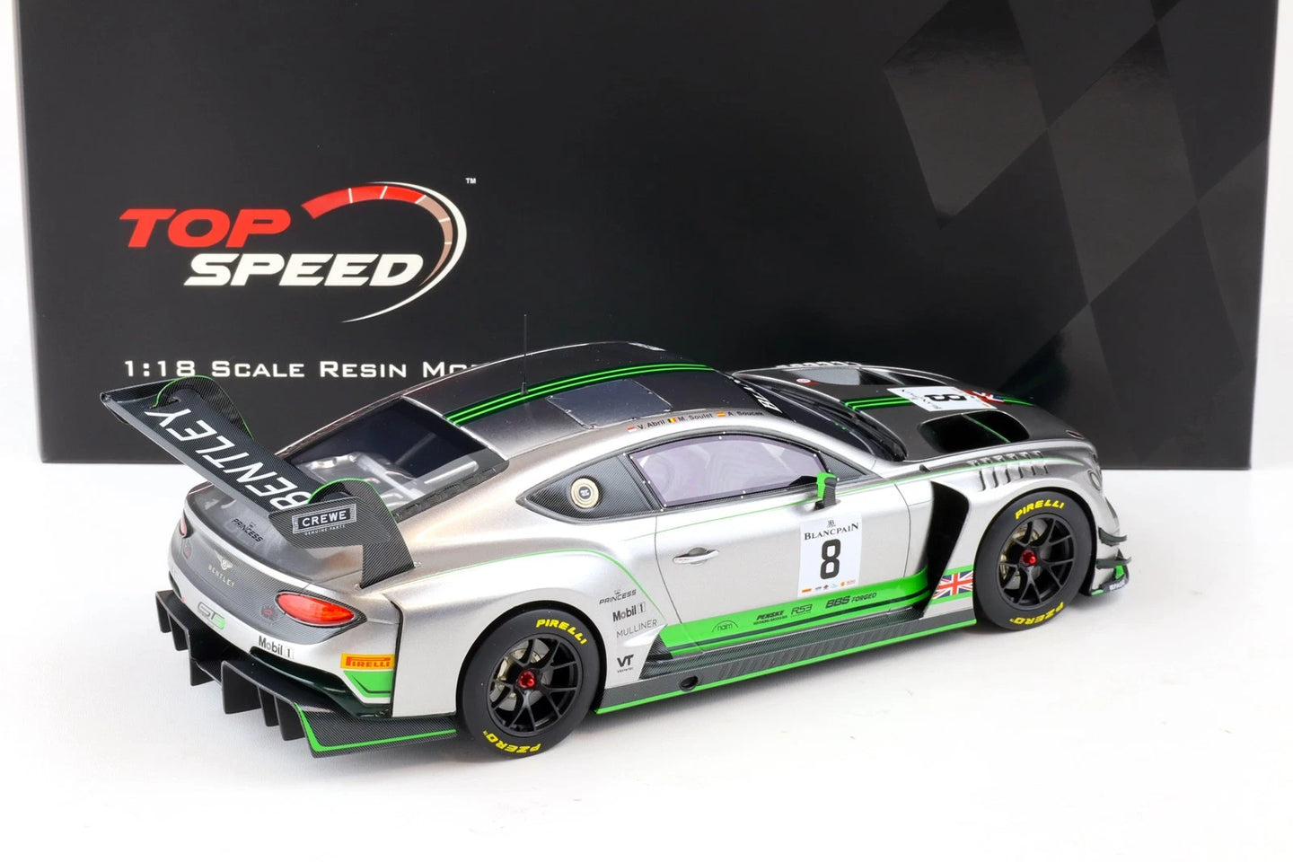 TOPSPEED BENTLEY CONTINENTAL GT3 #8 2018 BLANCPAIN GT SERIES MONZA