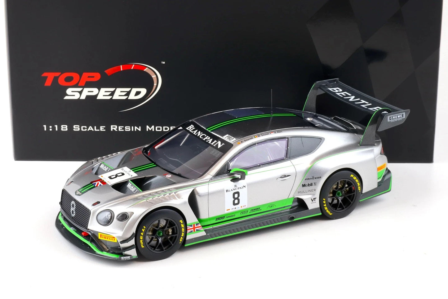 TOPSPEED BENTLEY CONTINENTAL GT3 #8 2018 BLANCPAIN GT SERIES MONZA