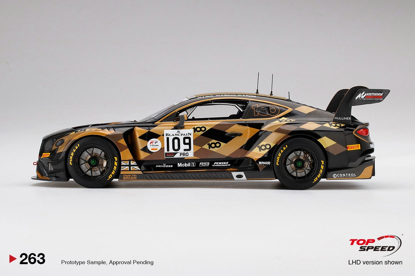 TOPSPEED BENTLEY CONTINENTAL GT3 NO.109