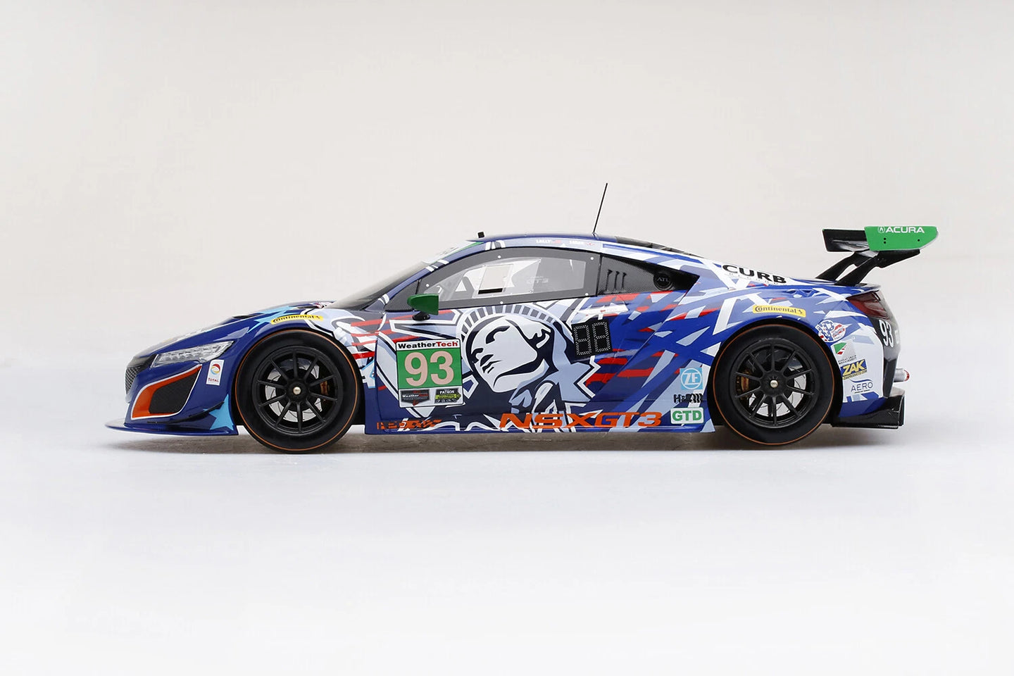 TOPSPEED ACURA NSX GT3 NO.93 STATUE OF LIBERTY 2017