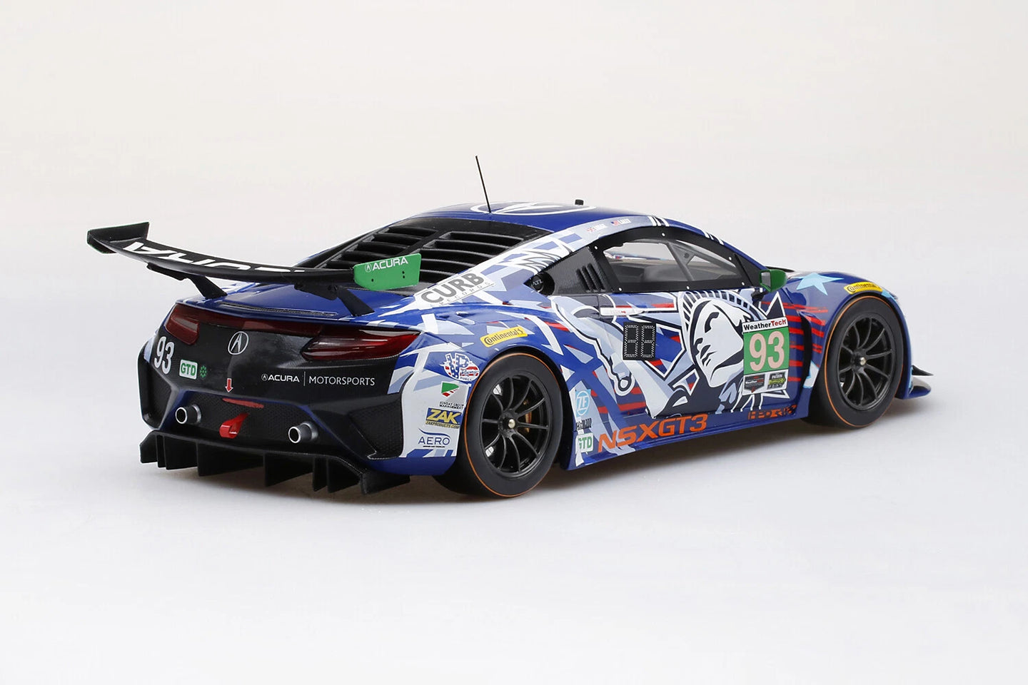 TOPSPEED ACURA NSX GT3 NO.93 STATUE OF LIBERTY 2017