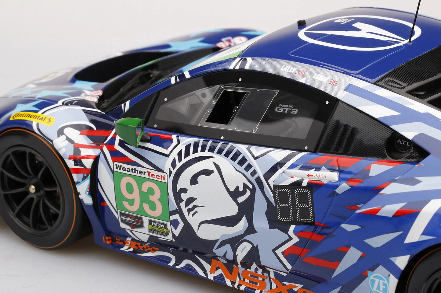 TOPSPEED ACURA NSX GT3 NO.93 STATUE OF LIBERTY 2017
