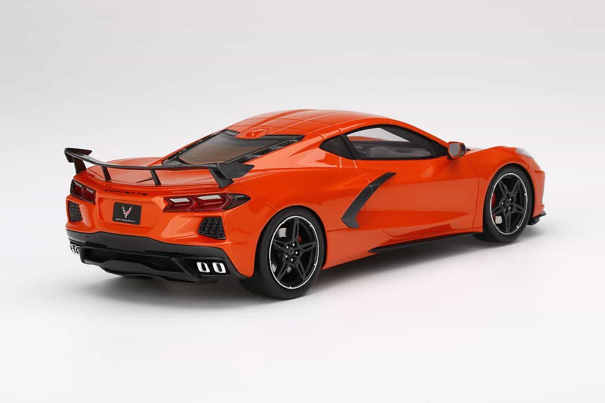 TOPSPEED CORVETTE STINGRAY W/ HIGH WING SEBRING ORANGE