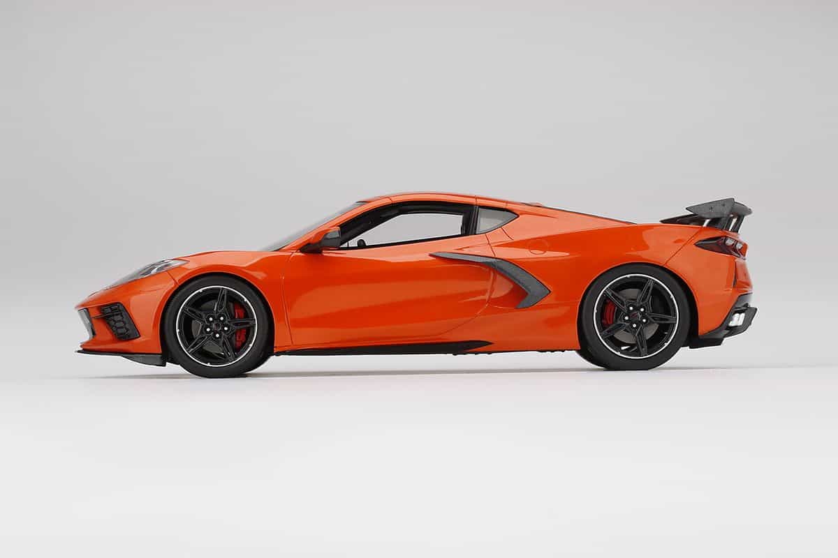 TOPSPEED CORVETTE STINGRAY W/ HIGH WING SEBRING ORANGE