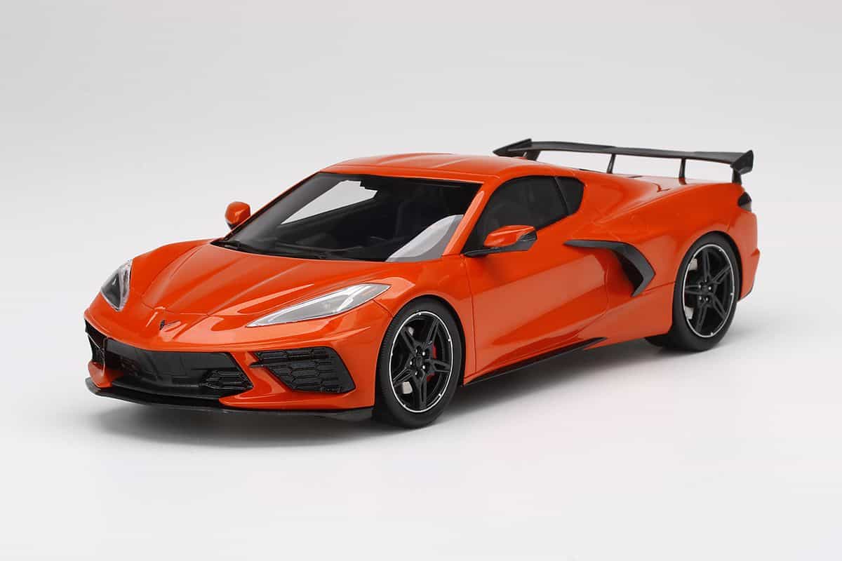 TOPSPEED CORVETTE STINGRAY W/ HIGH WING SEBRING ORANGE