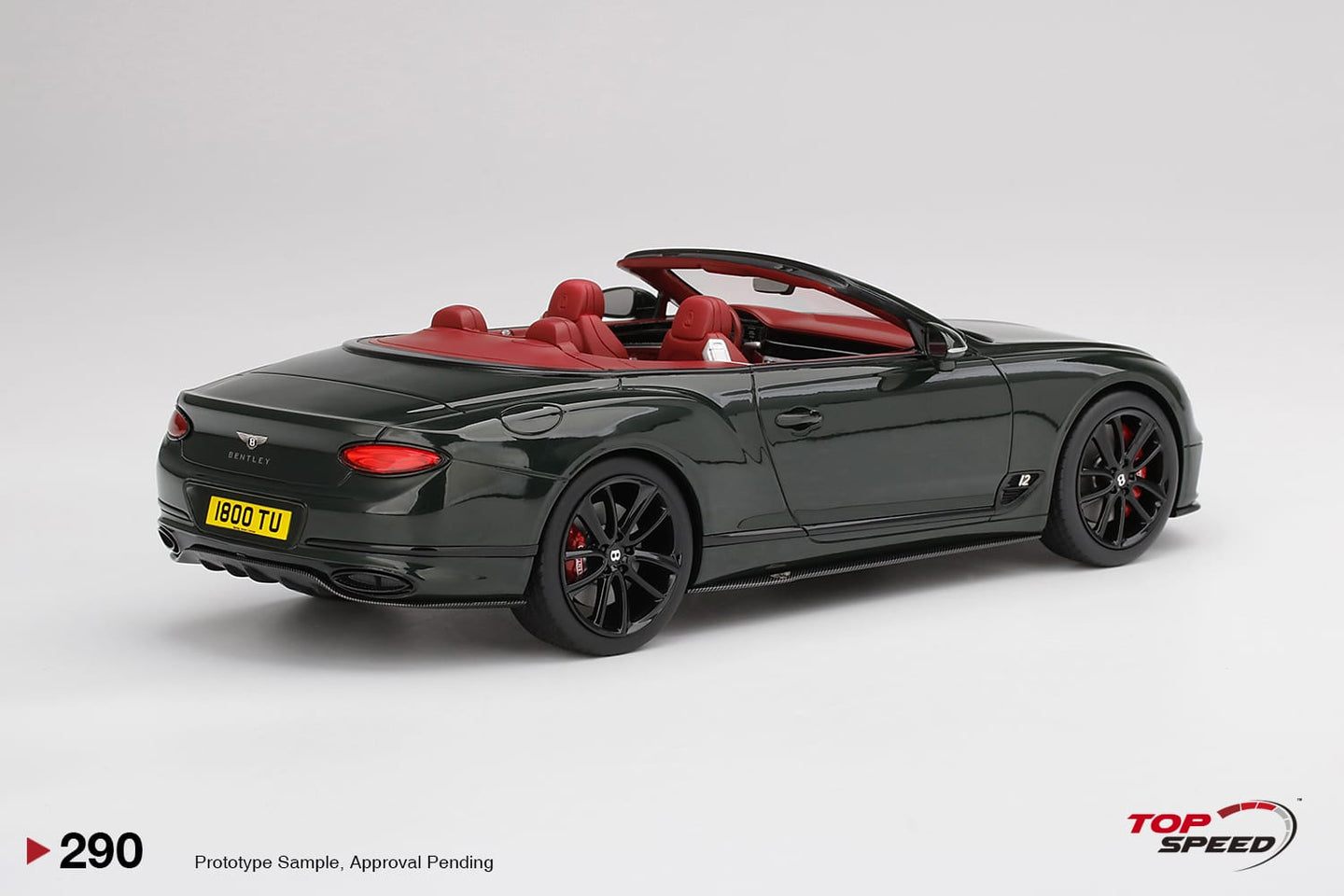 TOPSPEED BENTLEY CONTINENTAL GT CONVERTIBLE BRITISH RACING GREEN