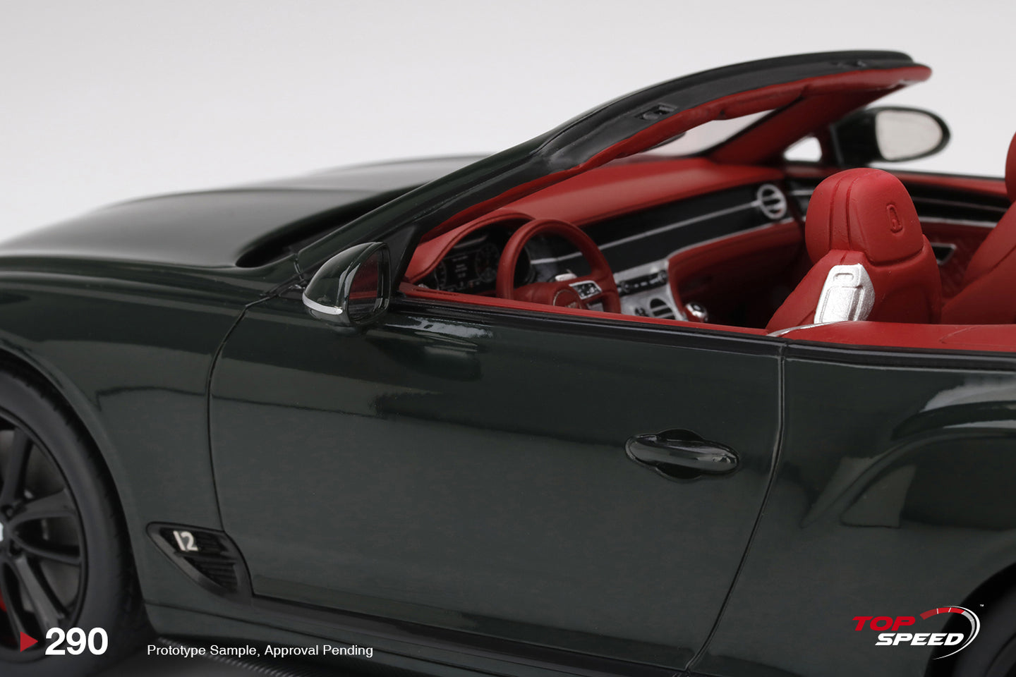 TOPSPEED BENTLEY CONTINENTAL GT CONVERTIBLE BRITISH RACING GREEN