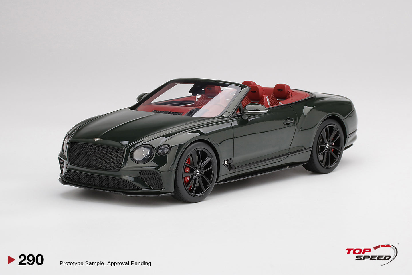 TOPSPEED BENTLEY CONTINENTAL GT CONVERTIBLE BRITISH RACING GREEN