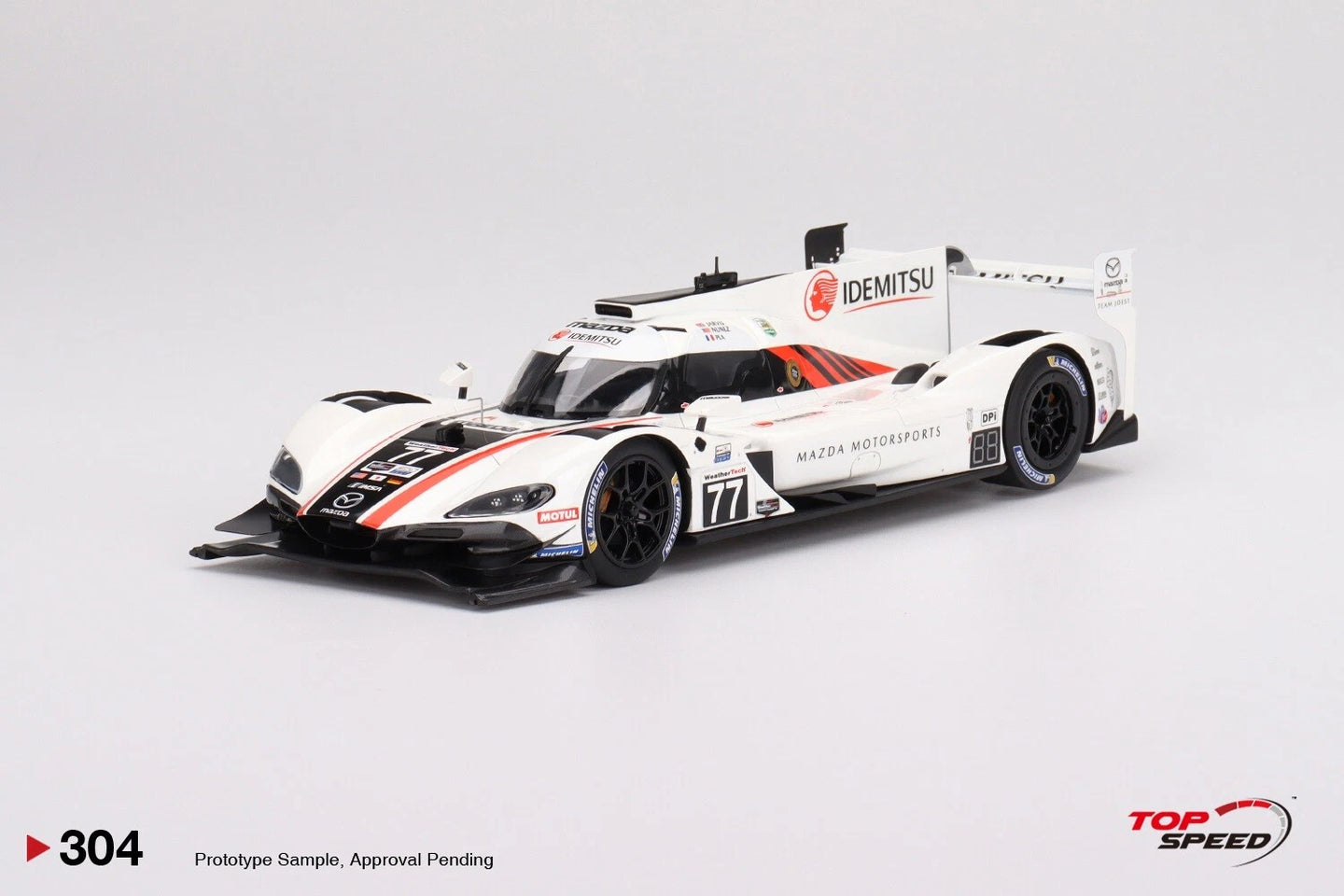 TOPSPEED TS0304 1/18 MAZDA RT-24P DPI NO.77 MAZDA TEAM JOEST IMSA DAYTONA 24 HR.2ND PLACE