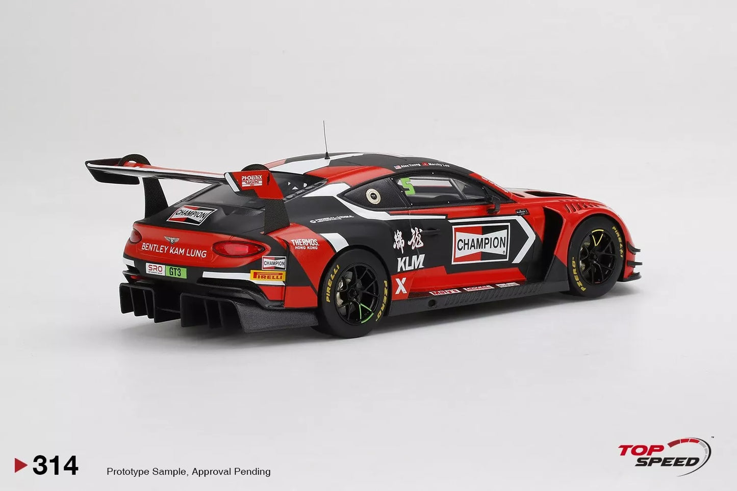 TOPSPEED BENTLEY CONTINENTAL GT3 NO.5 CHAMPION 2018 BLANCPAIN