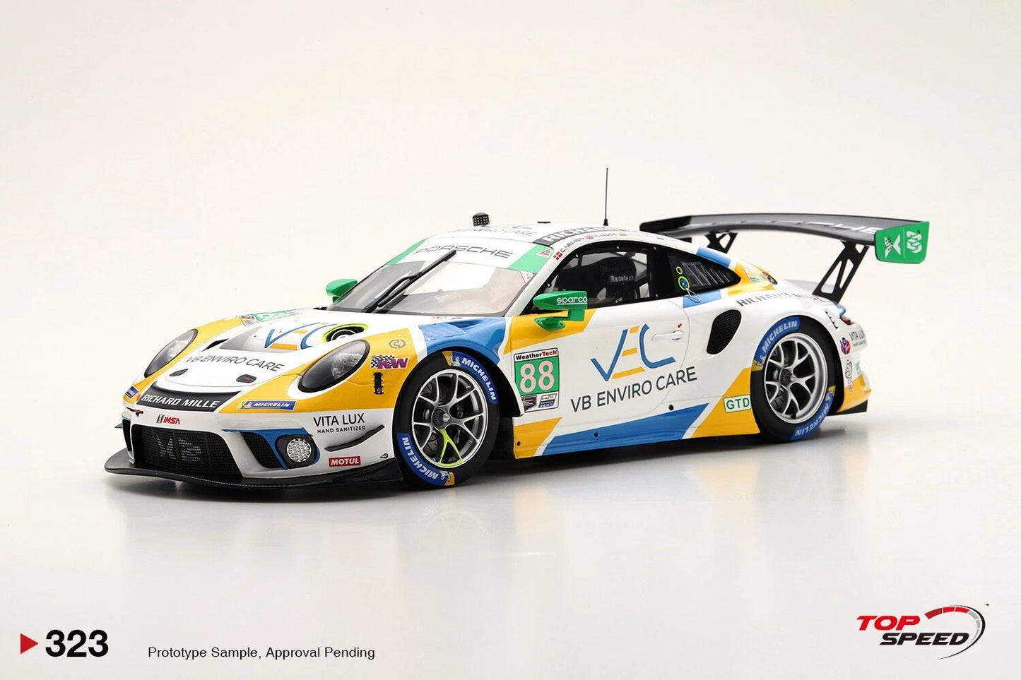 TOPSPEED PORSCHE 911 GT3.R NO.88 2021 DAYTONA 24HR TEAM HARDPOINT EBM