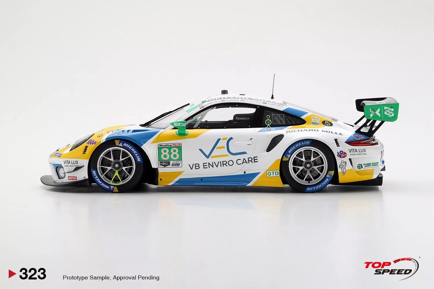 TOPSPEED PORSCHE 911 GT3.R NO.88 2021 DAYTONA 24HR TEAM HARDPOINT EBM