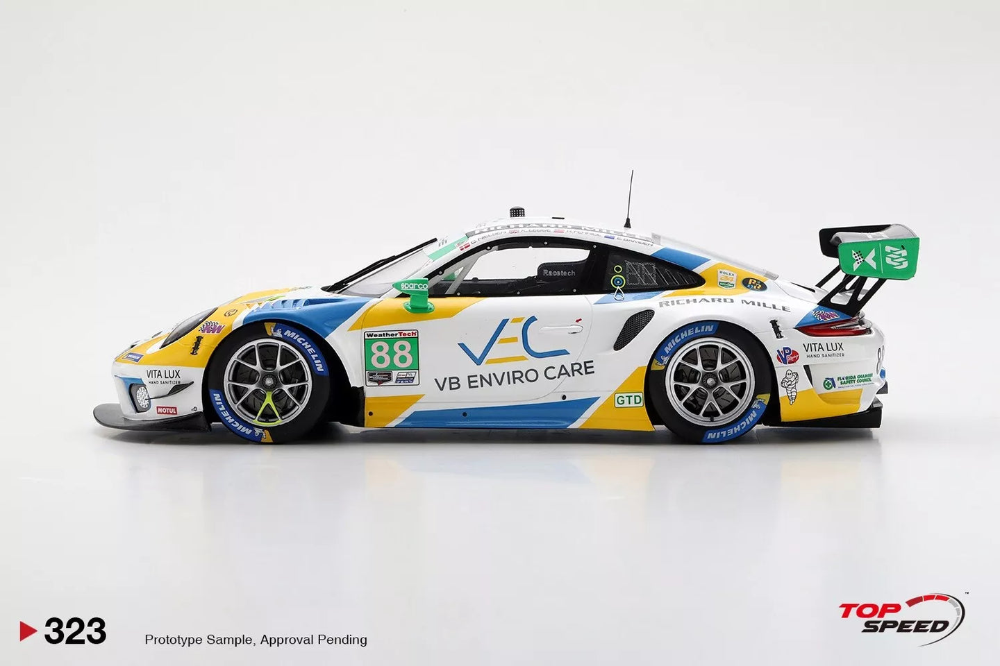 TOPSPEED PORSCHE 911 GT3.R NO.88 2021 DAYTONA 24HR TEAM HARDPOINT EBM