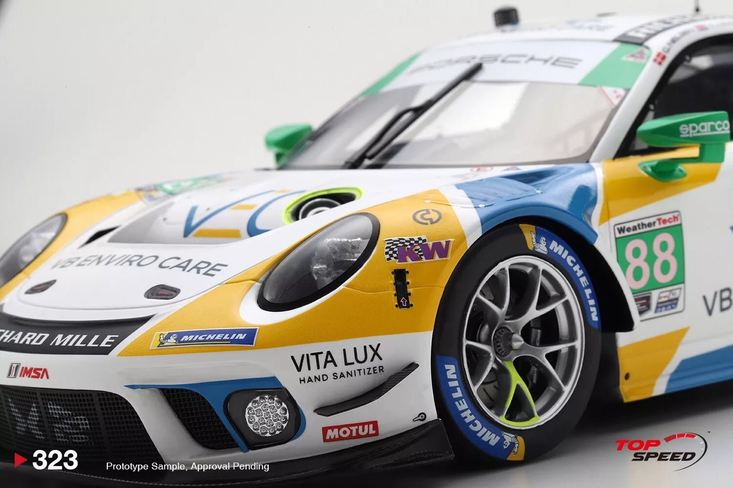 TOPSPEED PORSCHE 911 GT3.R NO.88 2021 DAYTONA 24HR TEAM HARDPOINT EBM