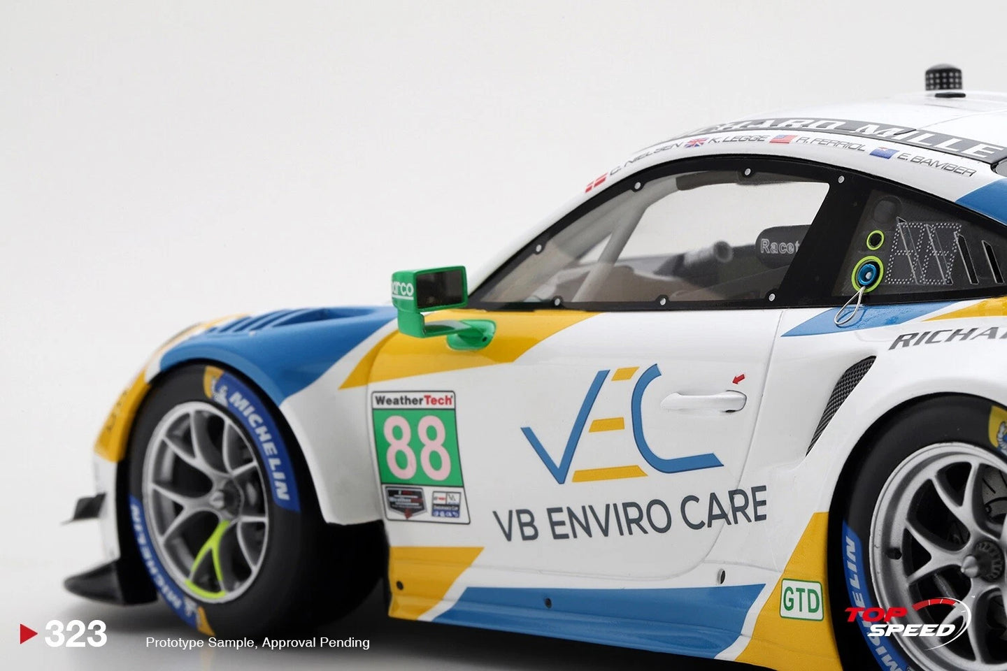 TOPSPEED PORSCHE 911 GT3.R NO.88 2021 DAYTONA 24HR TEAM HARDPOINT EBM