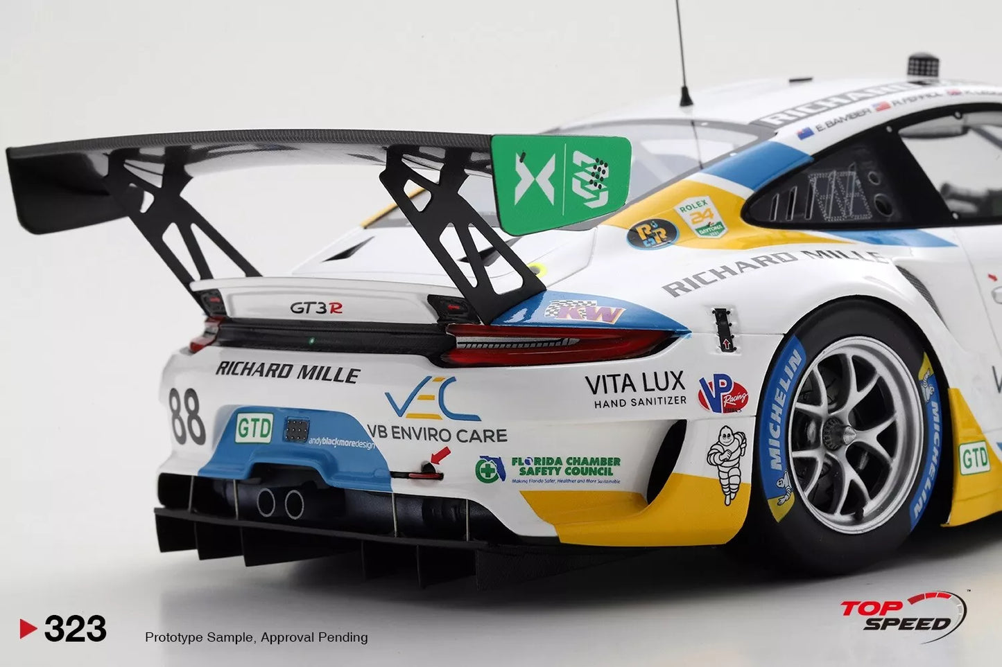TOPSPEED PORSCHE 911 GT3.R NO.88 2021 DAYTONA 24HR TEAM HARDPOINT EBM
