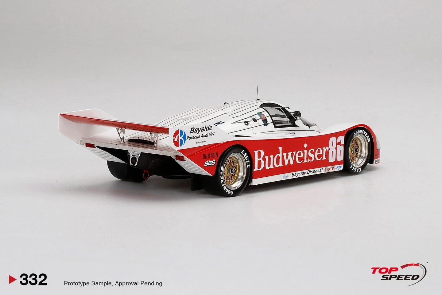TOPSPEED PORSCHE 962 NO.86 BAYSIDE DISPOSAL RACING 1987 SEBRING 12 HOURS