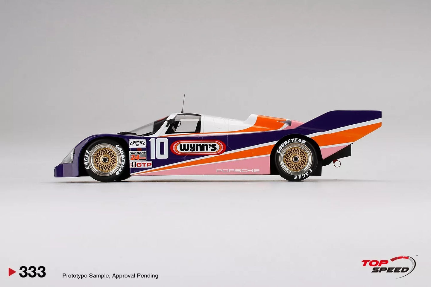TOPSPEED PORSCHE 962 1987 IMSA DAYTONA 24 HRS 5TH HOTCHKIS RACING NO.10