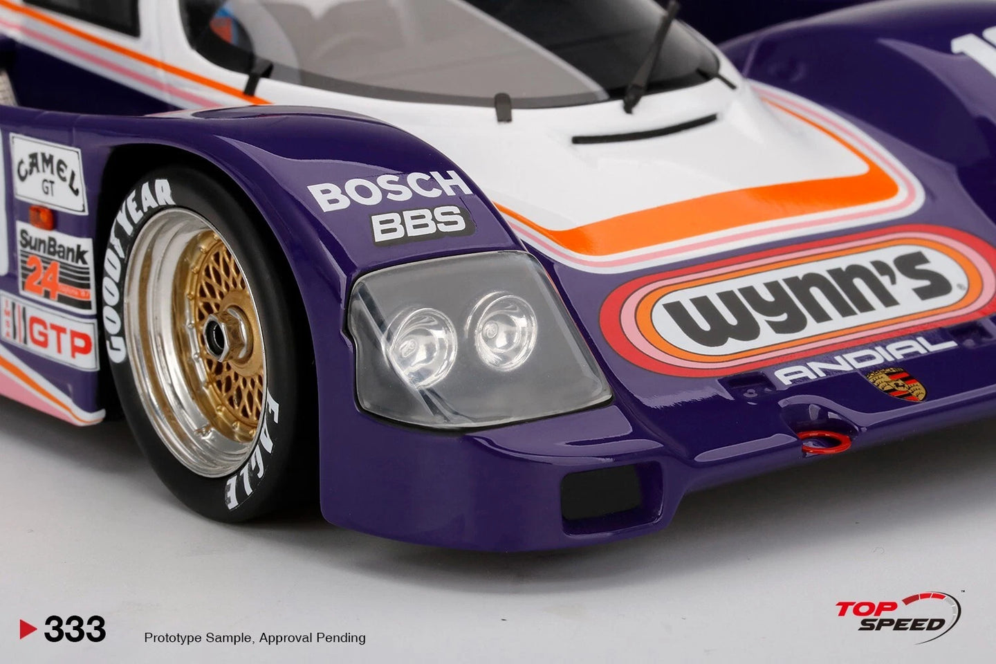 TOPSPEED PORSCHE 962 1987 IMSA DAYTONA 24 HRS 5TH HOTCHKIS RACING NO.10