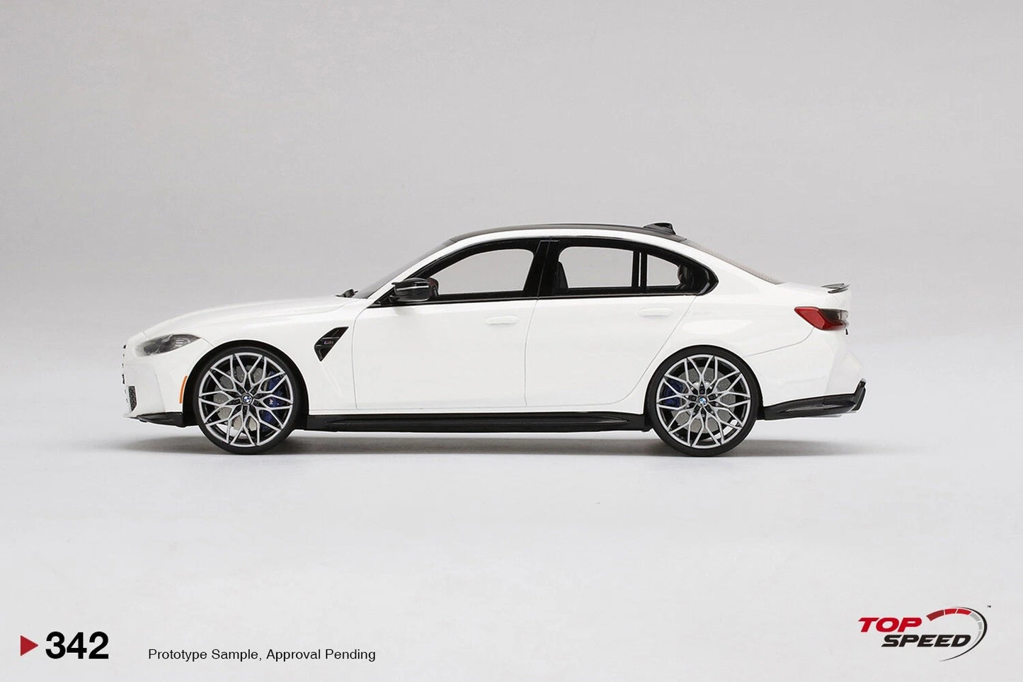 TOPSPEED BMW M3 COMPETITION G80 ALPINE WHITE
