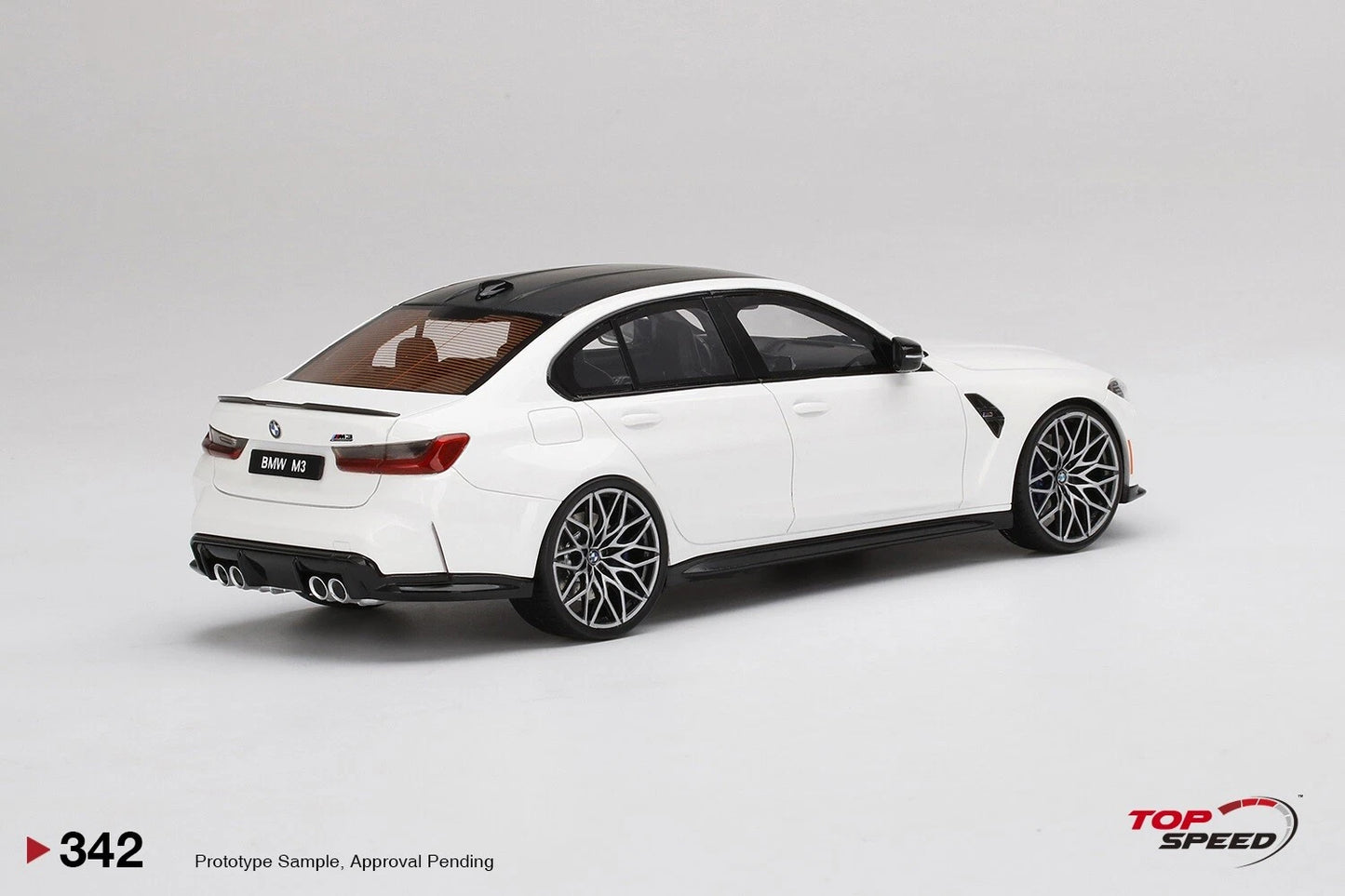 TOPSPEED BMW M3 COMPETITION G80 ALPINE WHITE