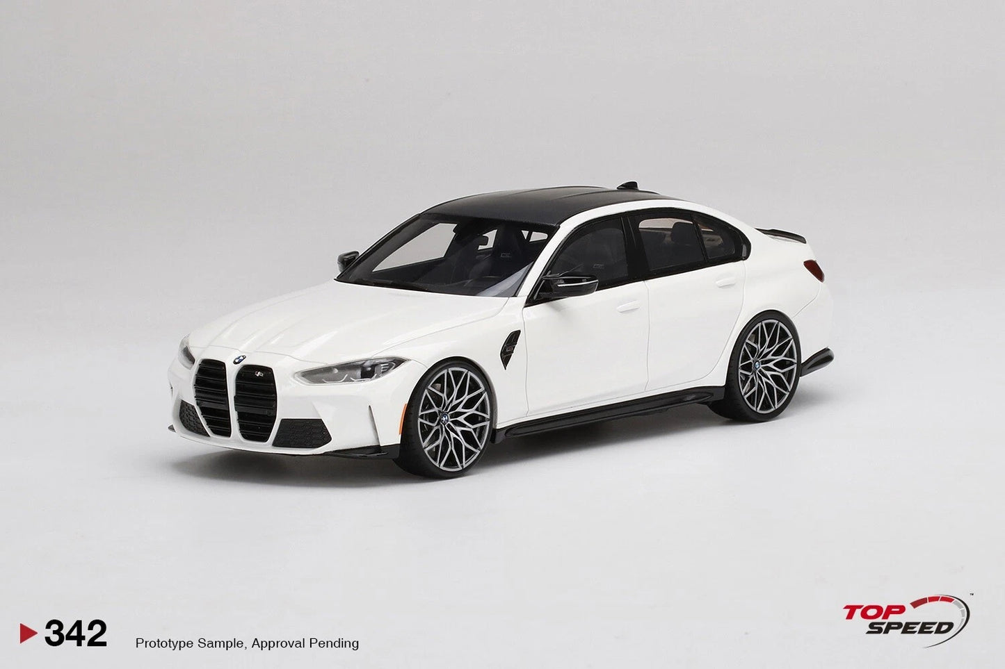 TOPSPEED BMW M3 COMPETITION G80 ALPINE WHITE