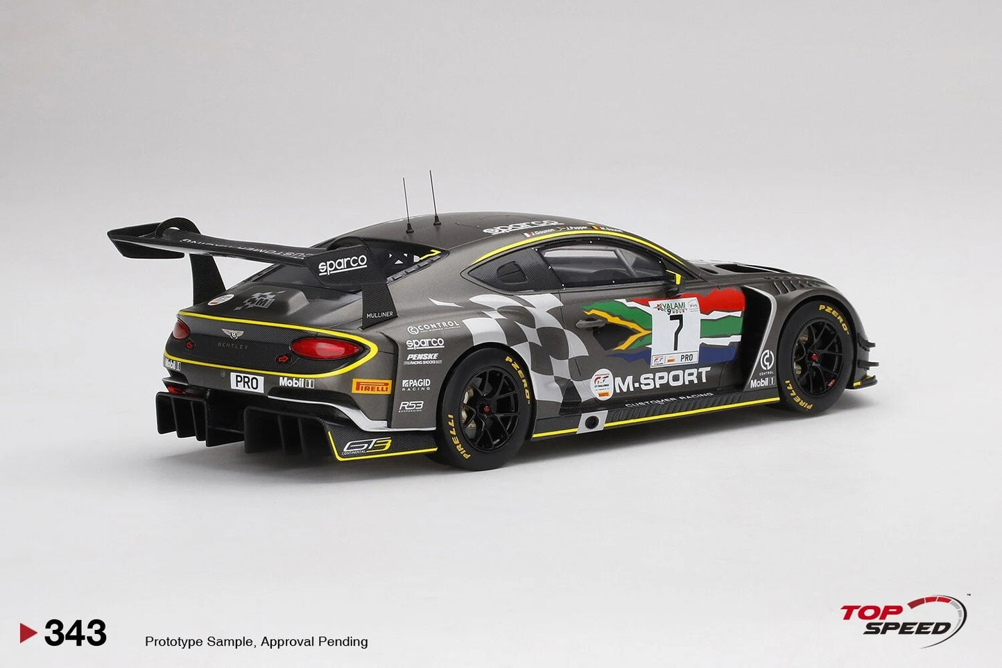 TOPSPEED BENTLEY CONTINENTAL GT3 NO.7 2020 GT CHALLENGE KYALAMI 9 HOUR