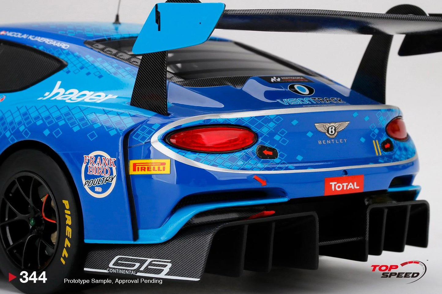 TOPSPEED BENTLEY CONTINENTAL GT3 NO.11 TEAM PARKER 2020 TOTAL 24 HRS OF SPA