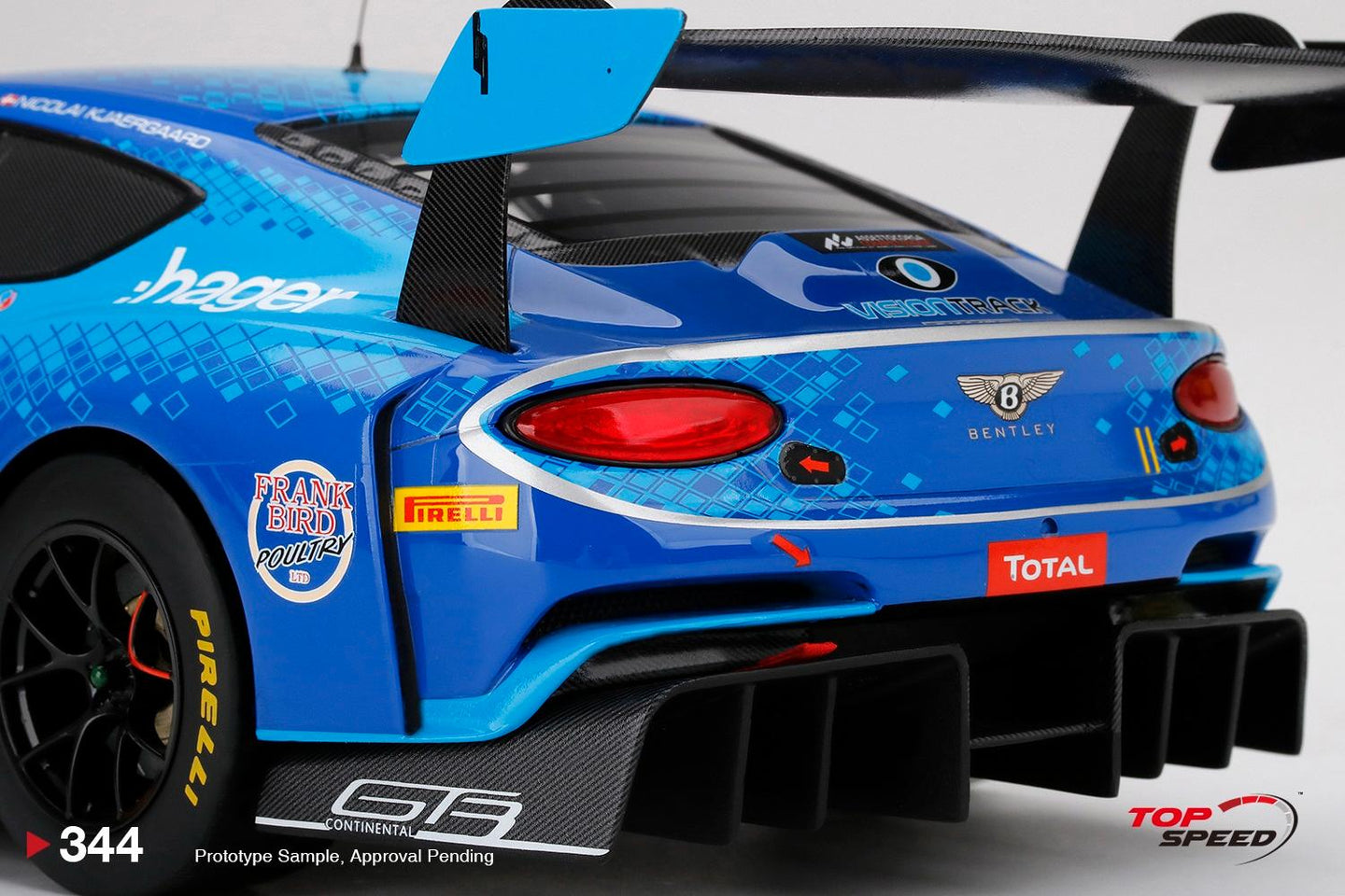 TOPSPEED BENTLEY CONTINENTAL GT3 NO.11 TEAM PARKER 2020 TOTAL 24 HRS OF SPA