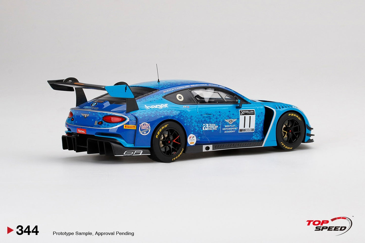 TOPSPEED BENTLEY CONTINENTAL GT3 NO.11 TEAM PARKER 2020 TOTAL 24 HRS OF SPA