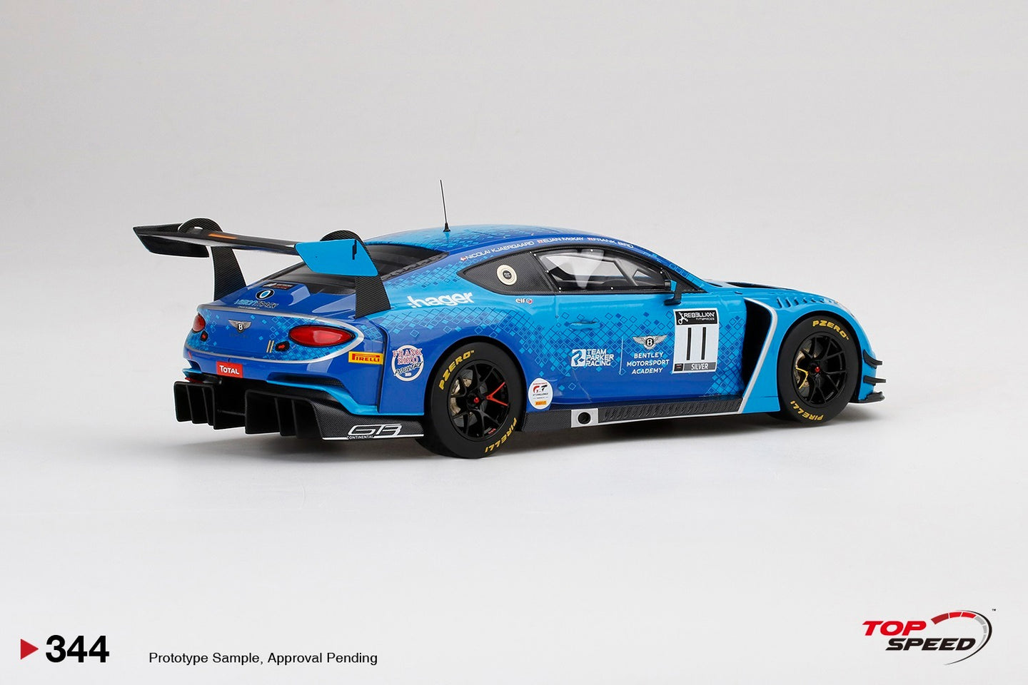 TOPSPEED BENTLEY CONTINENTAL GT3 NO.11 TEAM PARKER 2020 TOTAL 24 HRS OF SPA
