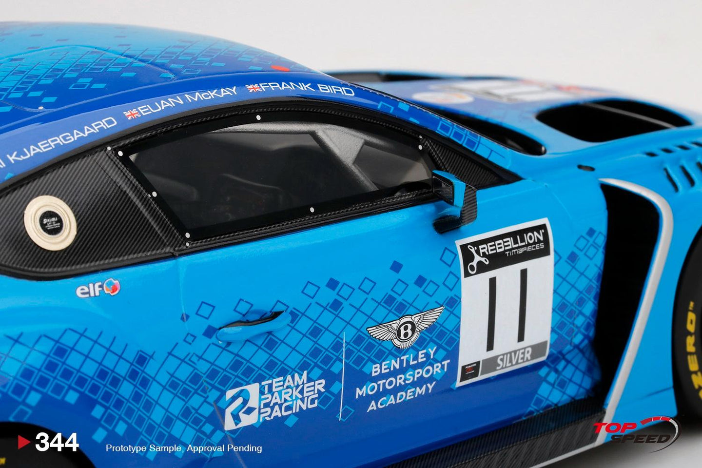 TOPSPEED BENTLEY CONTINENTAL GT3 NO.11 TEAM PARKER 2020 TOTAL 24 HRS OF SPA
