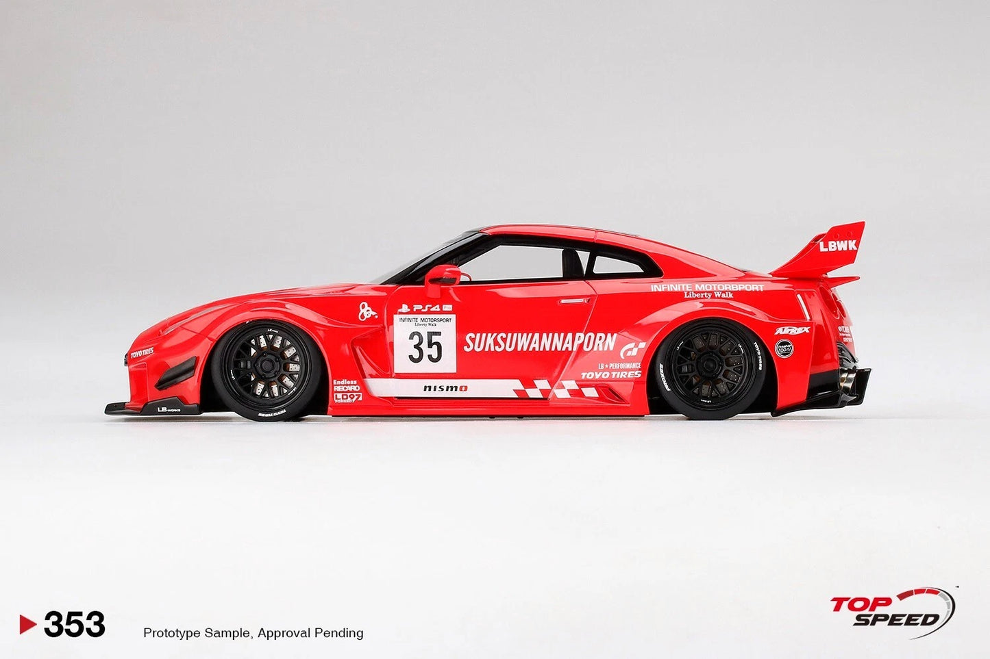 TOPSPEED LB-SILHOUETTE WORKS GT NISSAN 35GT-RR VER.1 LBWK INFINITE MOTOSPORT