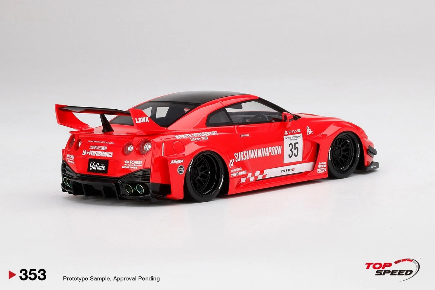 TOPSPEED LB-SILHOUETTE WORKS GT NISSAN 35GT-RR VER.1 LBWK INFINITE MOTOSPORT