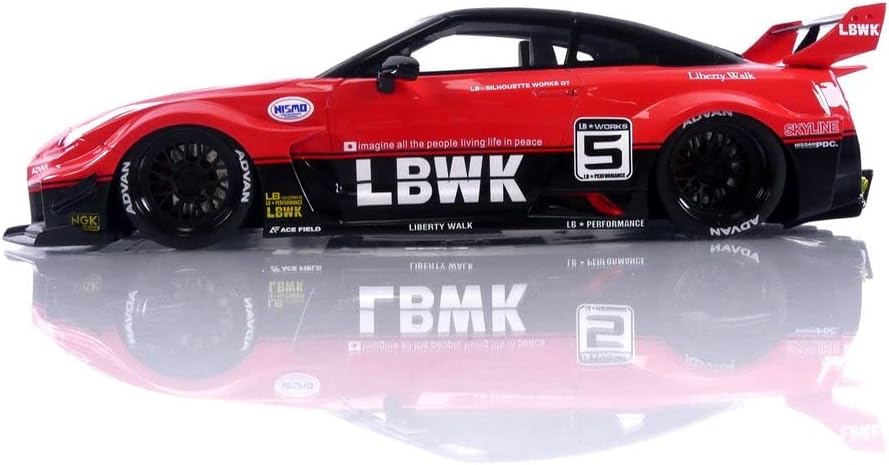 TOPSPEED WORKS GT NISSAN 35GT-RR VER.1 RED/BLACK LB-SILHOUETTE 2016