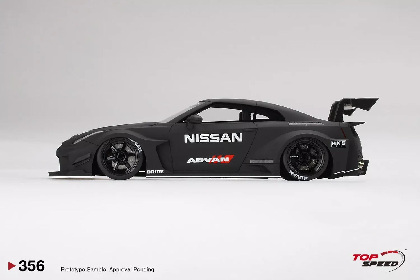 TOPSPEED LB-SILHOUETTE WORKS GT NISSAN 35GT-RR VER.2 MATT BLACK